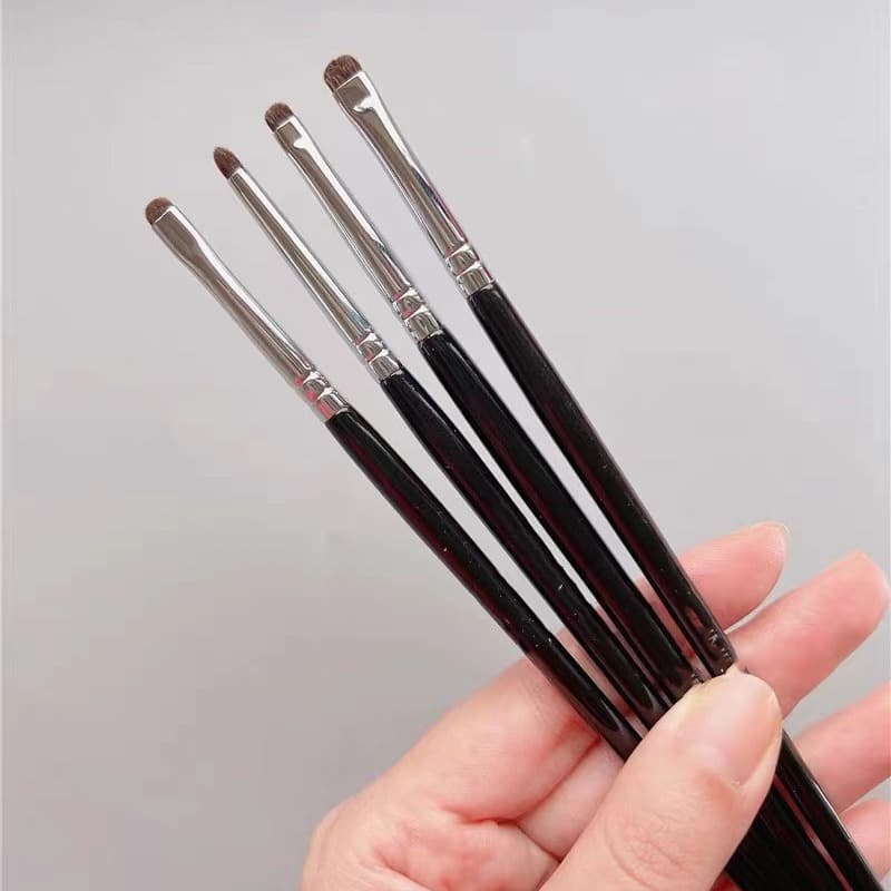Shangrong Eyeshadow Brush Detail Brush Eye Makeup Brush Pony Hair Eyeliner Brush Fine Blending Concealer Brush Set Portable
