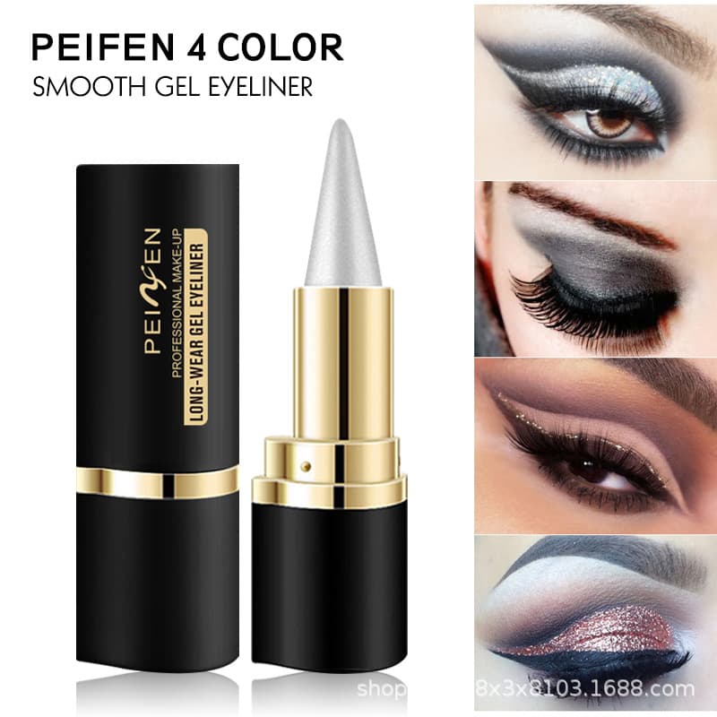 [Cross-Border Exclusive] Single-Color Matte Velvet Eyeliner, Long-Lasting Color, Non-Smudging, Waterproof Eyeliner Wholesale