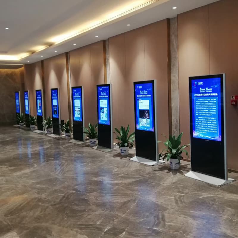 32/43/50/55/65 Vertical Advertising Machine Floor-Standing Touch Advertising All-in-One High-Definition Display Inquiry