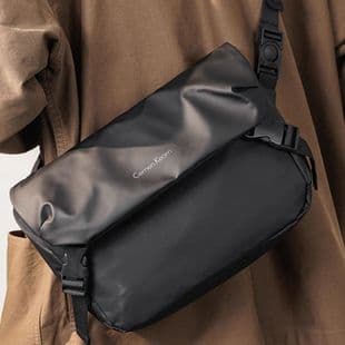 2026 New Versatile Business Trendy Workwear Crossbody Bag Men's Casual Single Shoulder Small Square Bag Women's Japanese Street Style Chest Bag
