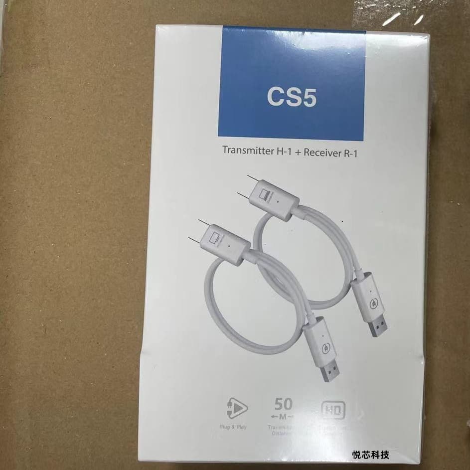 CS5 Wireless HDMI Network Extender, New Wireless Screen Mirroring PC Plug-and-Play Projector