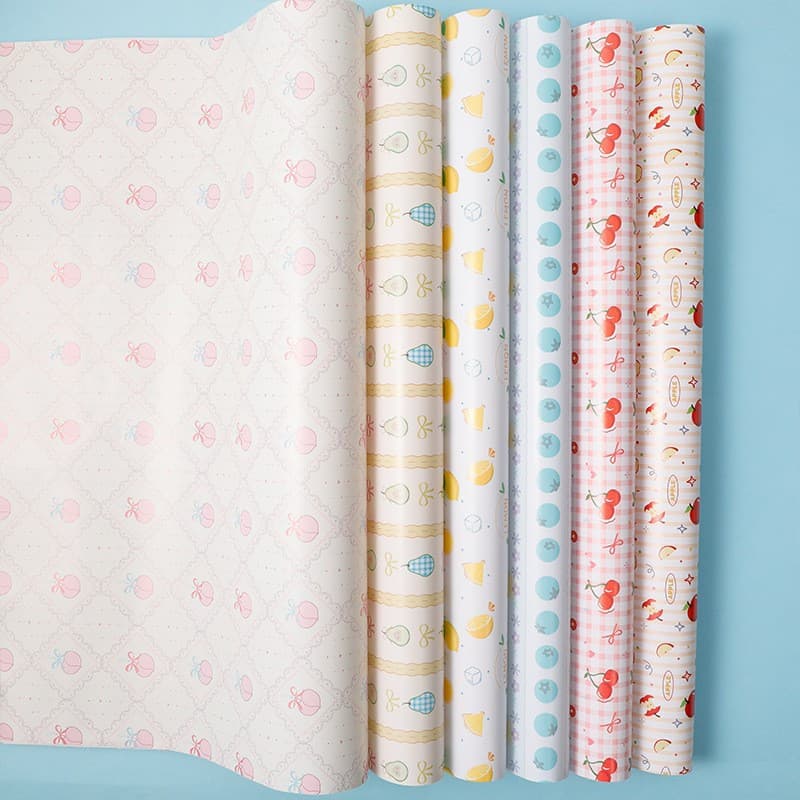 Bulk Wrapping Paper in Bags, Cartoon Animal Wrapping Paper for Student Dormitory Wallpaper, Gift Wrap, Book Covering Paper Wholesale