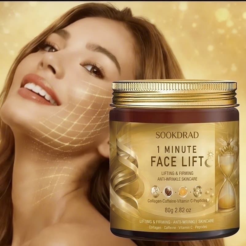 Cross-border 1-Minute Face Lifting Cream with Collagen, Caffeine, Vitamin C, Peptide, Firming and Anti-Wrinkle for TEMU Amazon Export