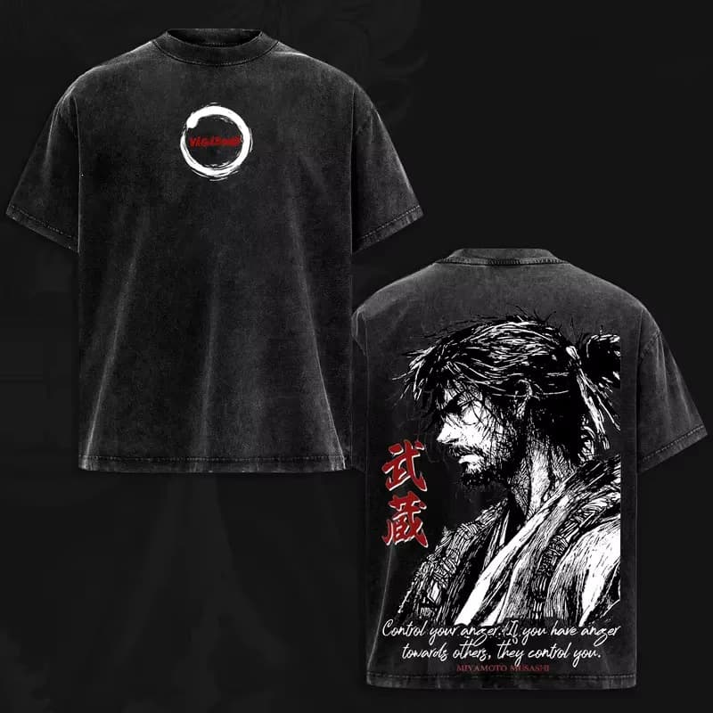 Hot Sale Vagabond Manga Graphic T-shirt Men Women Vintage Wa