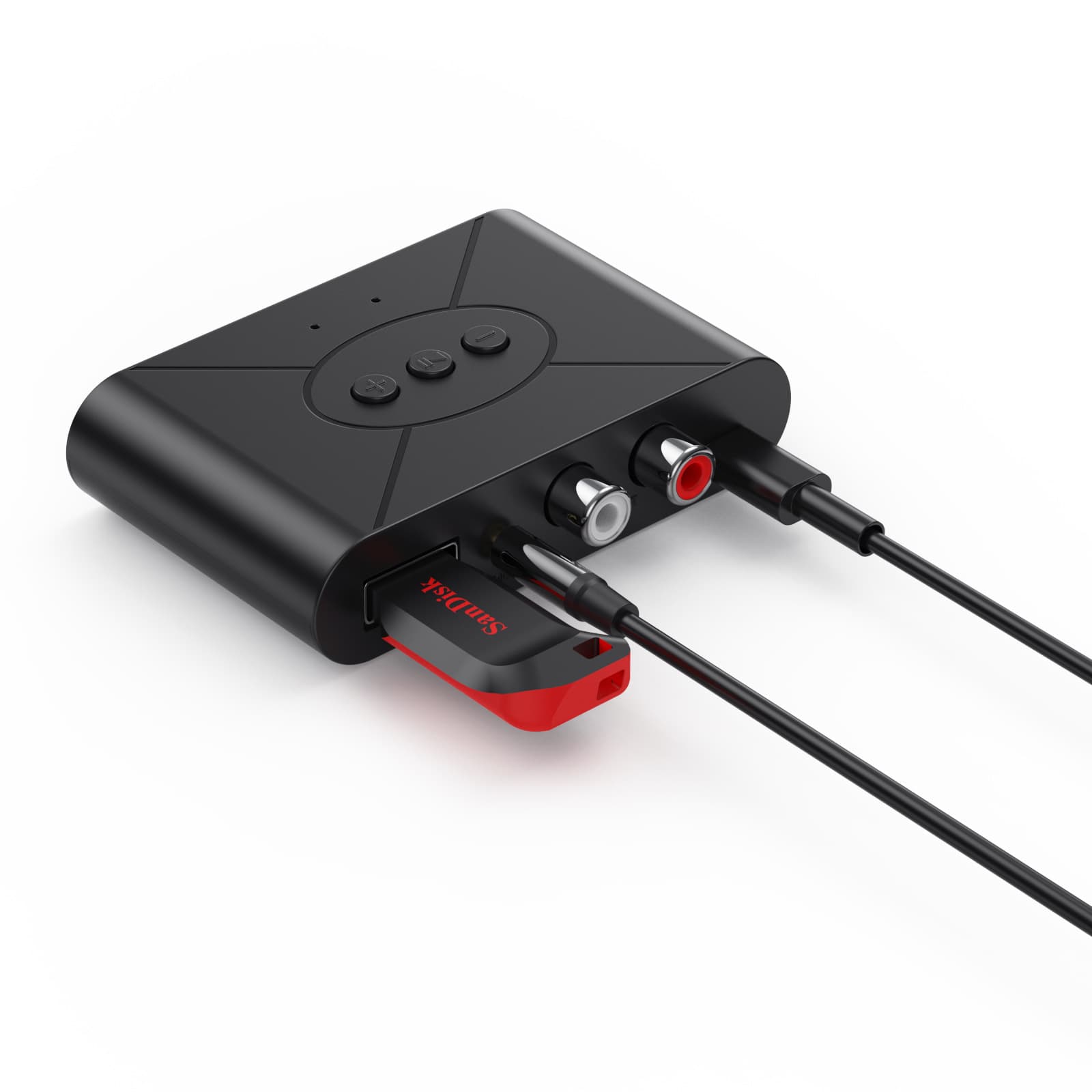 6.0 Version NFC Bluetooth Music Receiver Car Bluetooth Hands-Free Supports USB Drive Music Playback B21S Bluetooth