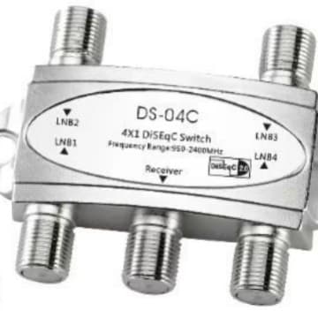 Cable Digital TV Satellite Hybrid Splitter Mixer Combiner Two-In-Three-Out One-to-Four