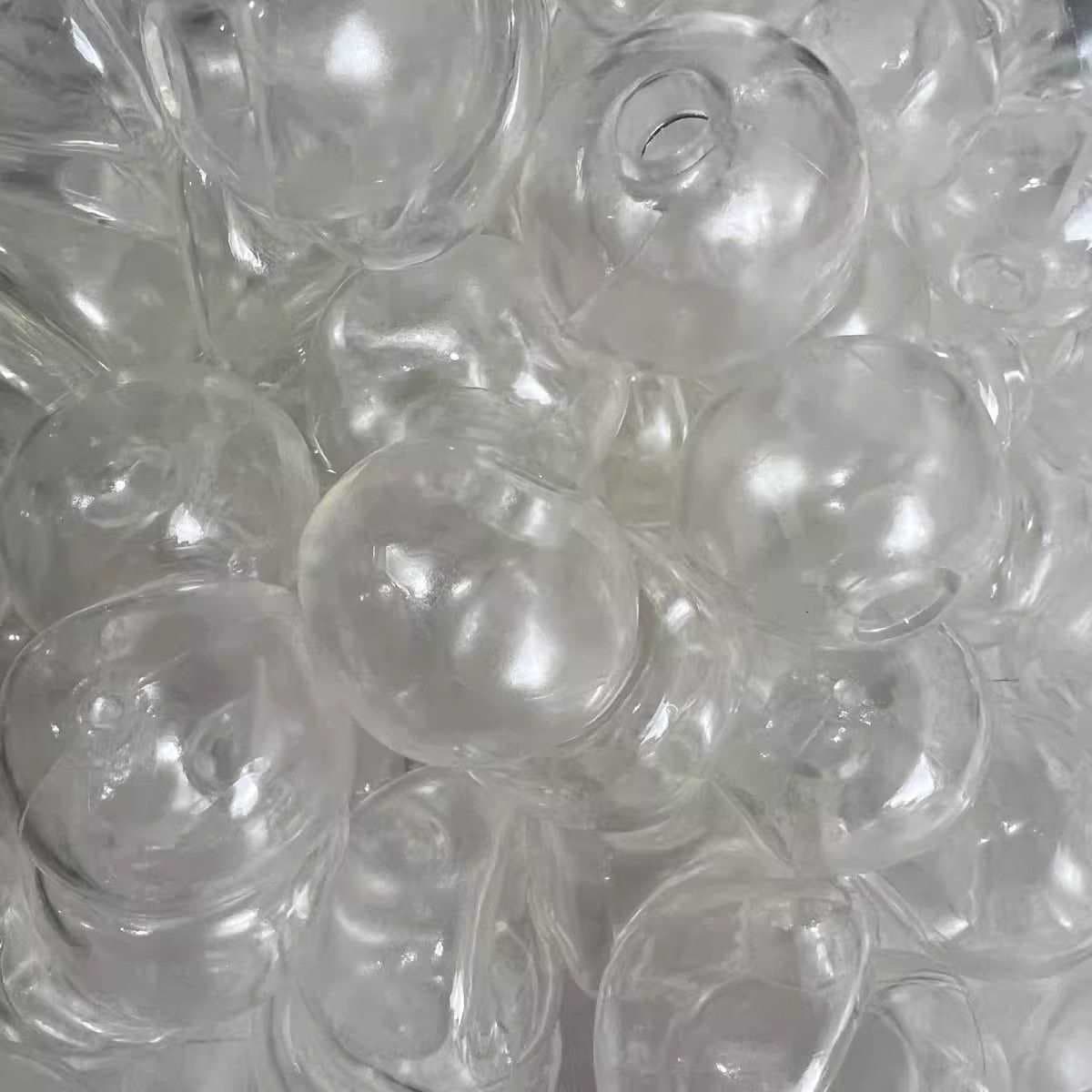 Handmade TPR Hollow Ball Skin, Transparent Thin Maltose Ball Cover, DIY Craft, Cheap Essential Oil Ball