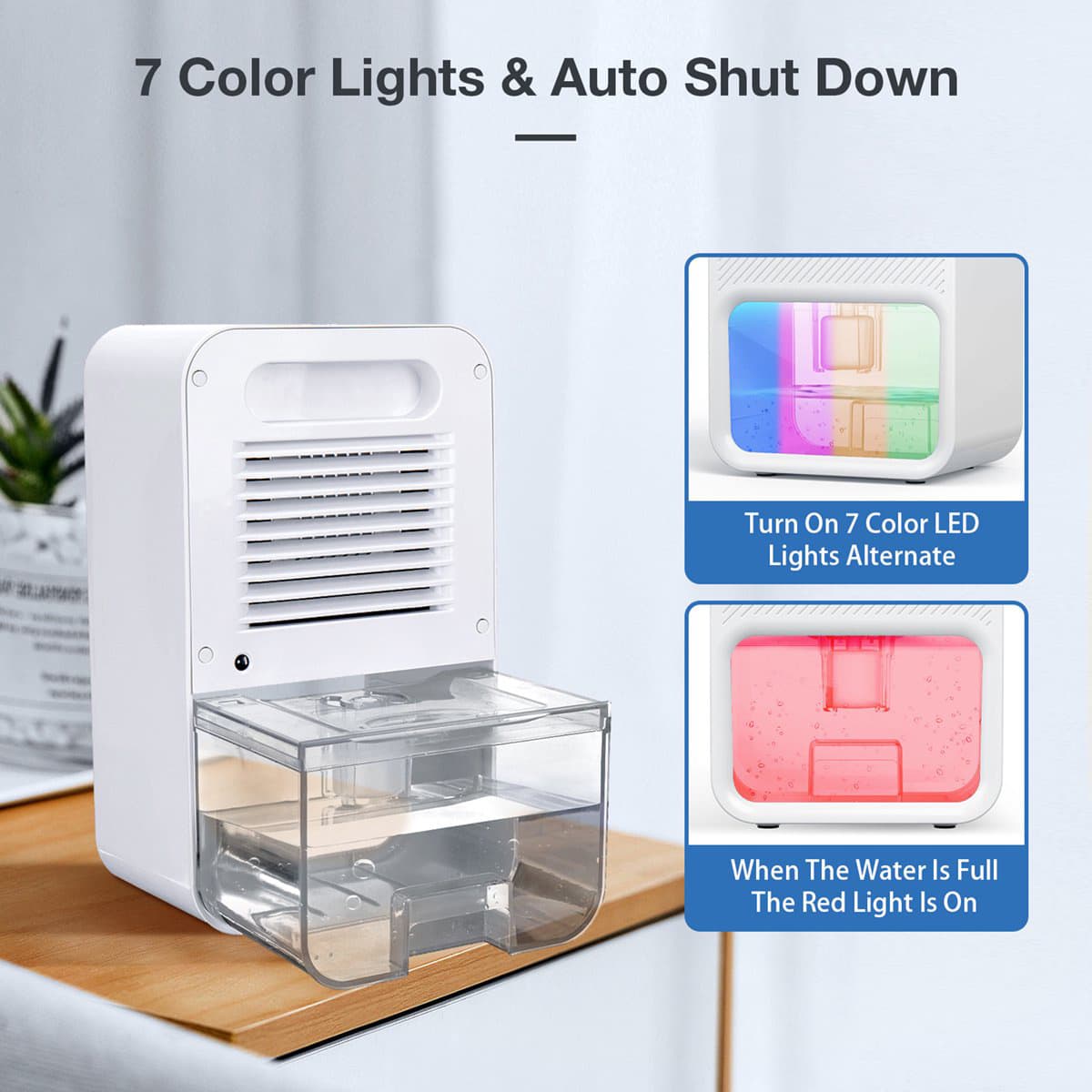 Home Dehumidifier, Small Portable Dehumidifier, Best-Selling Moisture Absorber for Bedroom, Mini Dehumidifier for Indoor Dampness, Cross-Border