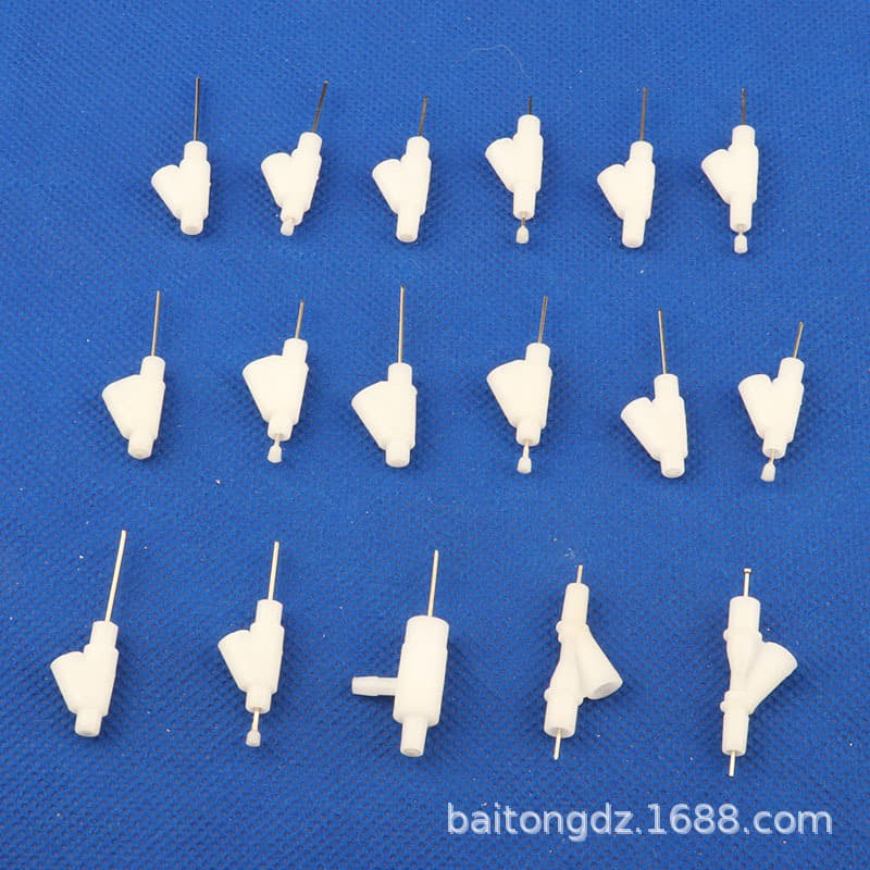 Loctite dispensing valve Y-type T-type shut-off valve throttle switch valve white triangle valve 0.8/1.0 long tail short tail