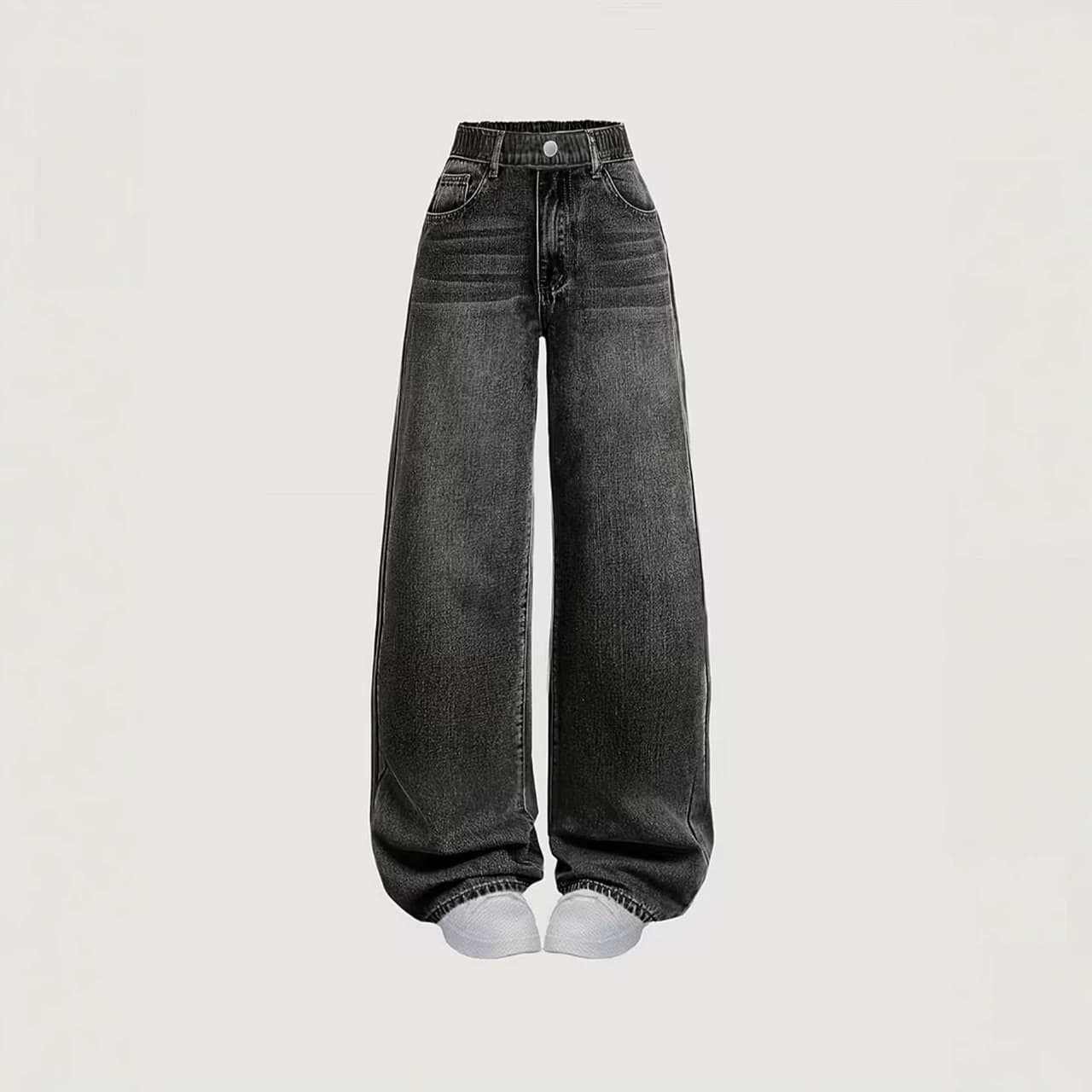 Cross-border exclusive for Amazon Wish Independent Station Teen Girls Jeans New Loose Straight Casual Pants