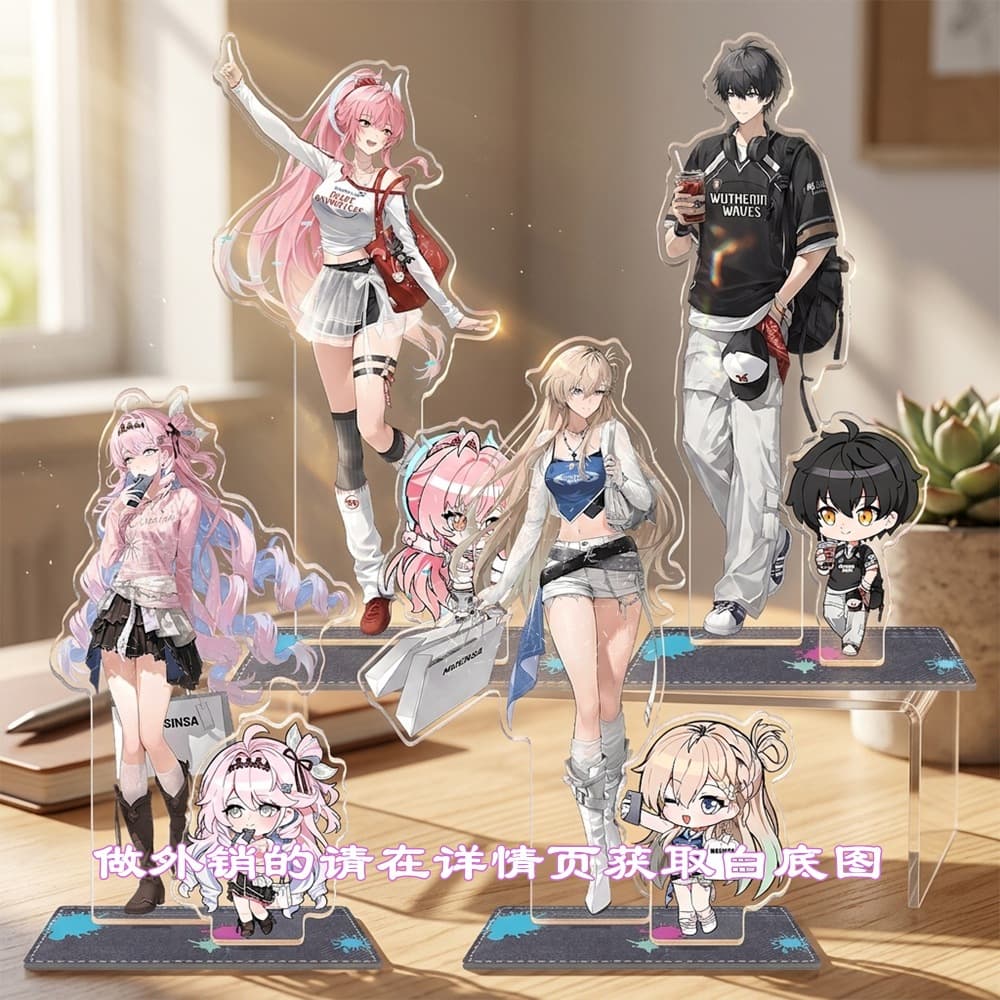 Danya Linna and Wuthering Waves Collaboration Musinsa Cyberpunk Edgerunners Lucy High-Definition Printed Standee