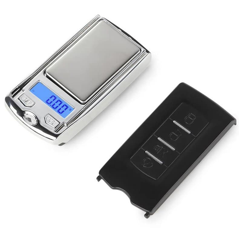 Car key jewelry scale, pocket scale, portable mini electronic scale, gold scale, home use, 0.01g electronic scale.