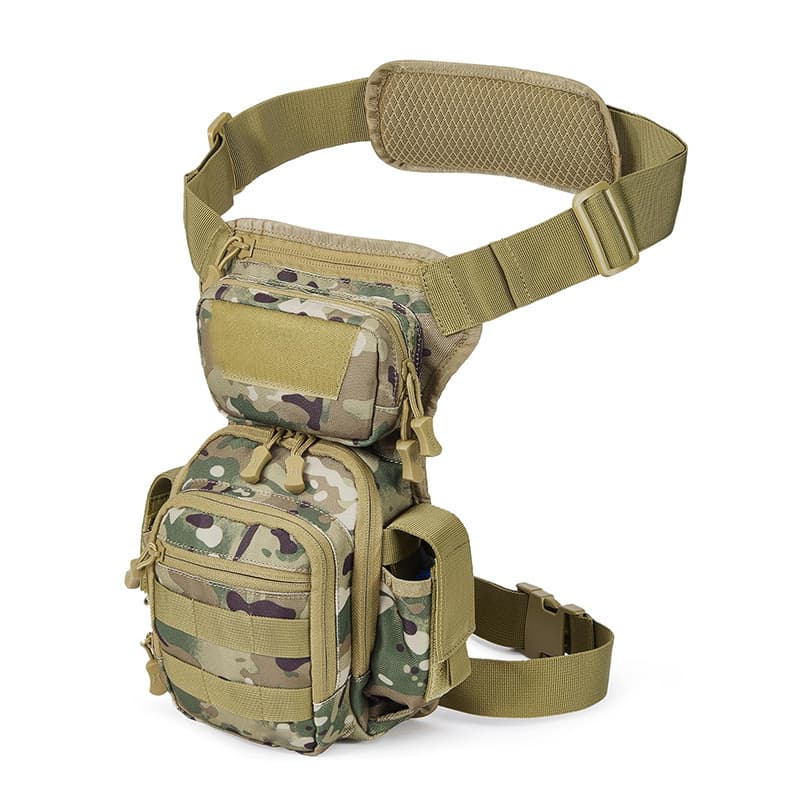 Amazon New Men's Tactical Leg Bag Quick Access Hiking Motorcycle Cycling Adjustable Waist and Leg