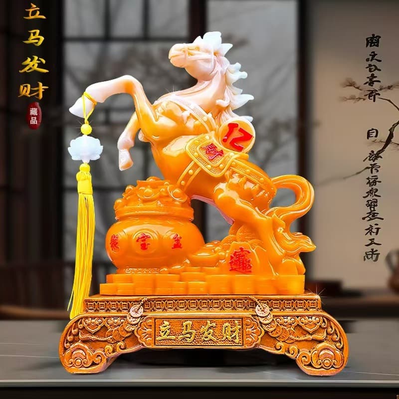 New Light Luxury Instant Wealth Home Entryway Living Room Bedroom Hotel Office Desktop Chinese Ornament Wholesale