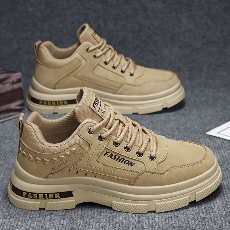 Labor protection shoes men's shoes autumn new breathable construction work work shoes, trendy versatile slip-resistant sports casual sneakers.