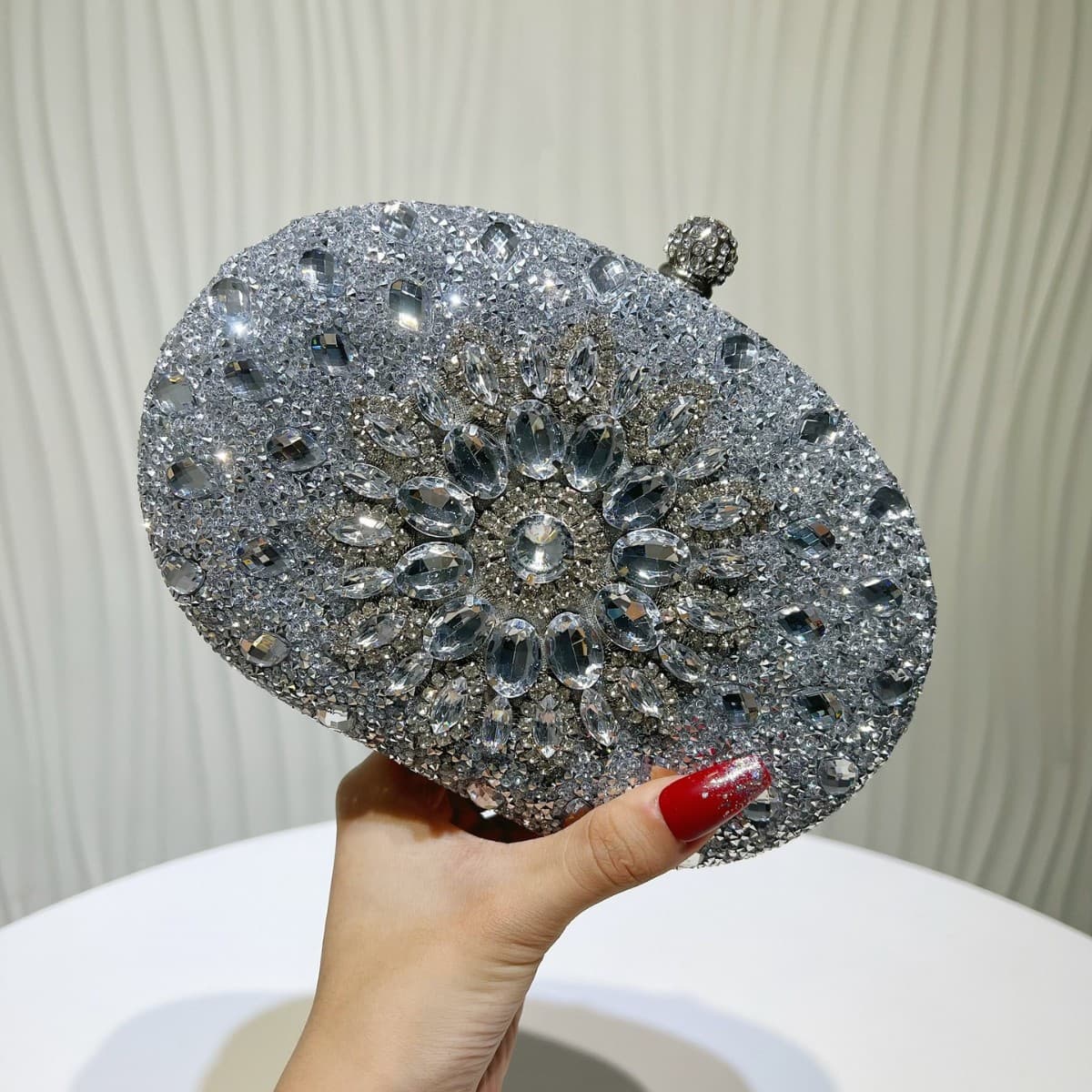 Cross-Border European and American Women's Diamond Handbag, Evening Bag, Dress Rhinestone Handbag, Evening Clutch, Chain Bag, Crossbody