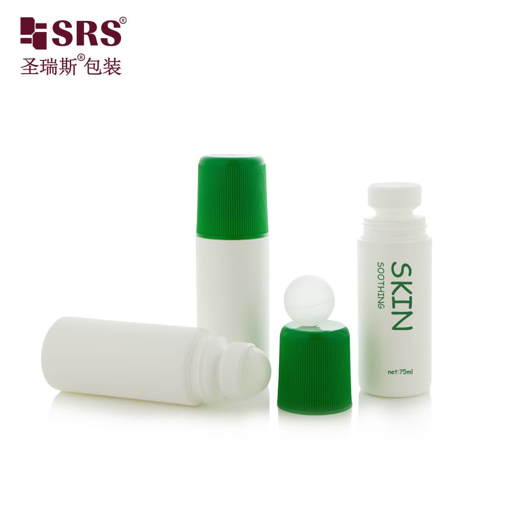 Saint Reis 60ml white portable roll-on bottle, deodorant roll-on bottle, antiperspirant special plastic roll-on bottle