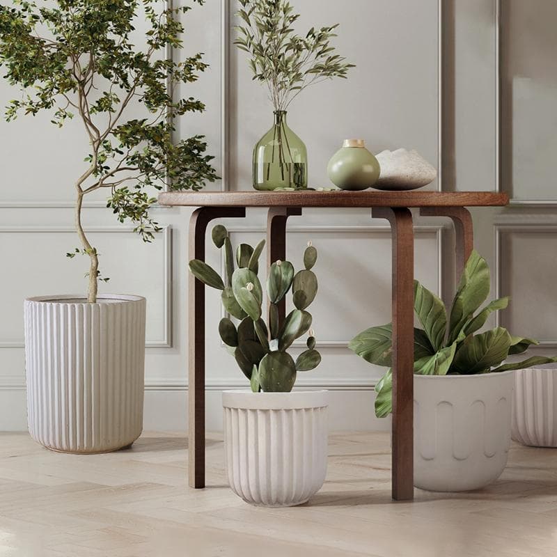 Haihong Flower Pot Home Living Room Plant Decoration Cement Pot Green Plant Potted Ornament Wabi-Sabi Style Large Planter