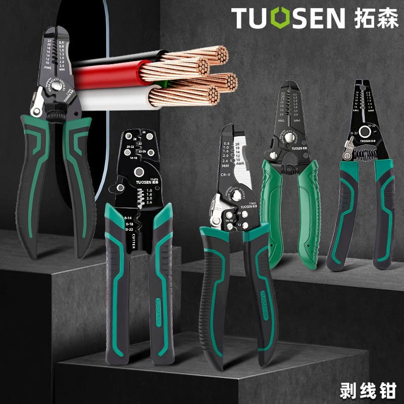 Wire Stripping Pliers Tool For Electronics Repair Hand Tools Durable Carbon Steel Material Diagonal Pliers Cutting