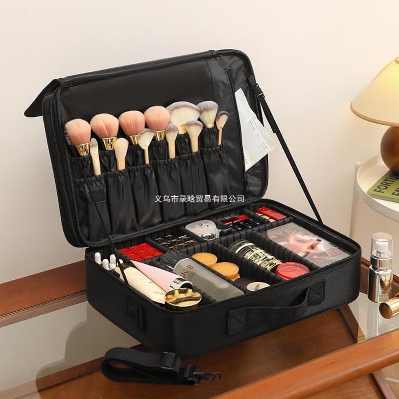 Makeup Bag 2025 New Large Capacity Professional Travel Makeup Artist Cosmetic Tote Organizer