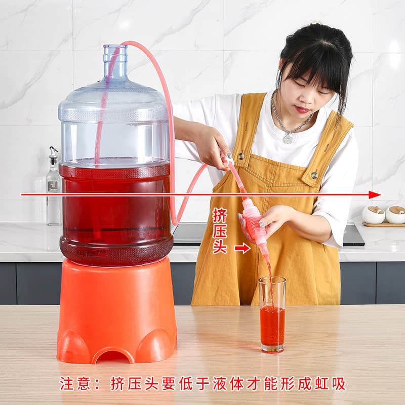 Home Wine Pump Wine Extractor Self-Priming Siphon White Liquor Filter Brewing Suction Tool Kit