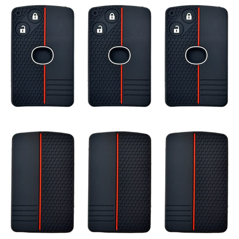 Special Honeycomb Pattern Smart 2-Button Silicone Key Case for Mazda6 Mazda M6 Coupe Card Key Cover