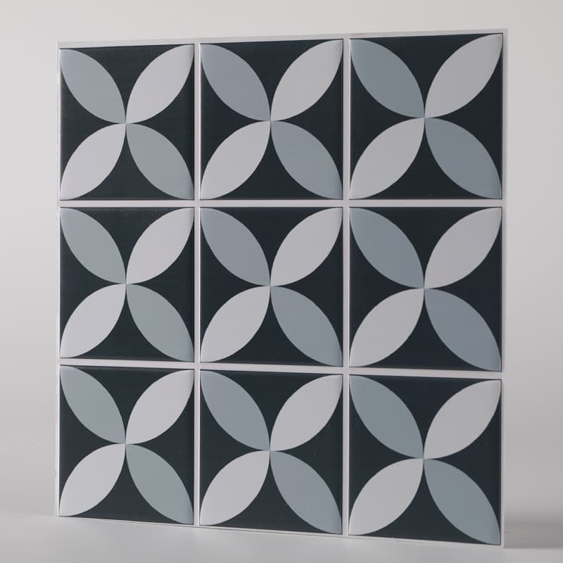 Cross-border small tiles 3D three-dimensional wall stickers self-adhesive wallpaper thickened cement wall background wall bathroom kitchen waterproof