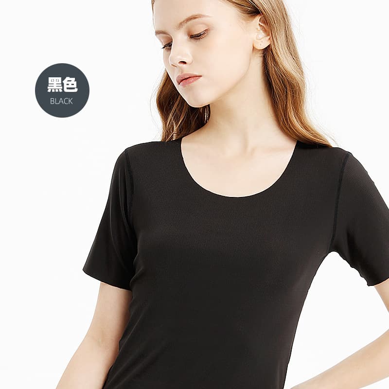 Ice Silk T-Shirt Women Short Sleeve White Base Layer 2022 Summer Top Half Sleeve Pure White Fashion Versatile White Tee