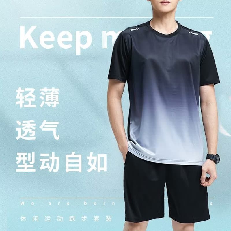 Men's Lightweight Quick-Dry Sports Suit Top Sleeveless Fitness Training T-Shirt For Running And Basketball Summer Clothing