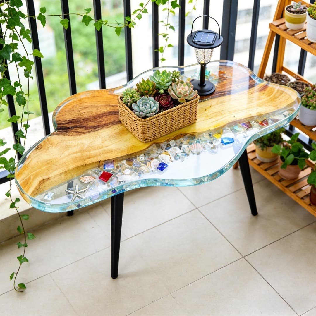Irregular cloud shaped river table silicone mold epoxy resin table tray DIY handmade mold