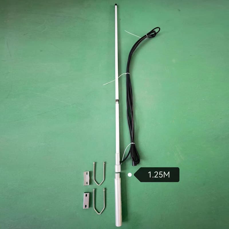 Marine VHF/UHF Fiberglass Antenna for Ship, Vehicle Radio, Walkie-Talkie Repeater