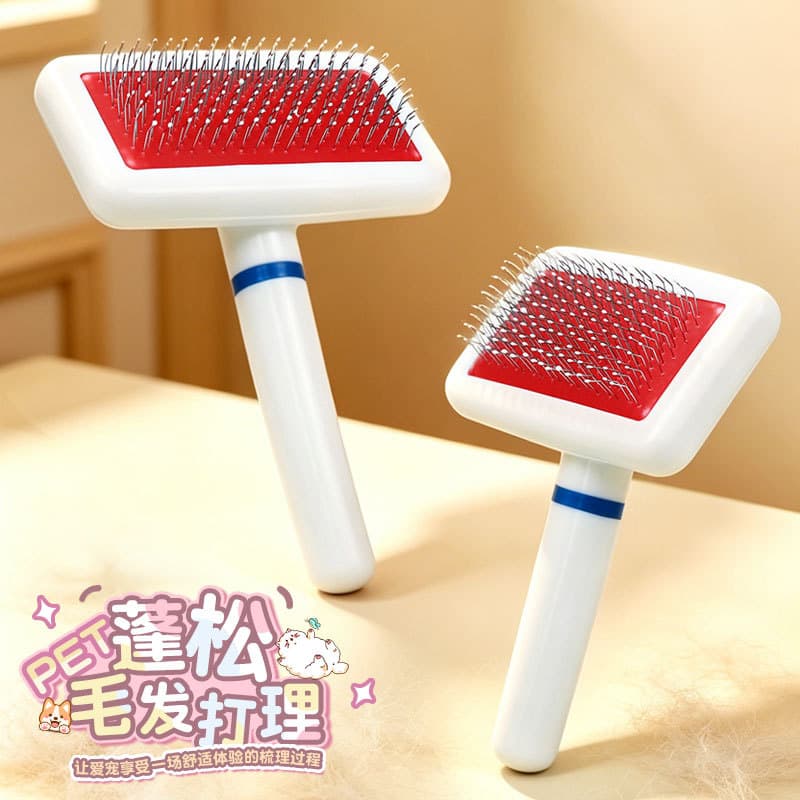 Cat and Dog Needle Comb, Dog and Cat Pet Grooming, Small Pet Grooming, Pet White Needle Comb, Pet Brush, Dog Needle Comb