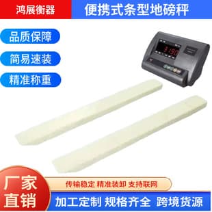 Portable Bar Scale 1 Ton 2 Ton 3 Ton Movable Electronic Floor Scale Stainless Steel Weighing Scale