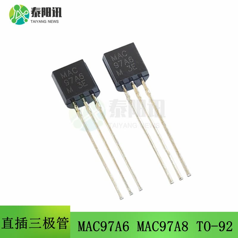 MAC97A6 MAC97A8 TO-92 Bidirectional Thyristor Triac Transistor Through-Hole Transistor