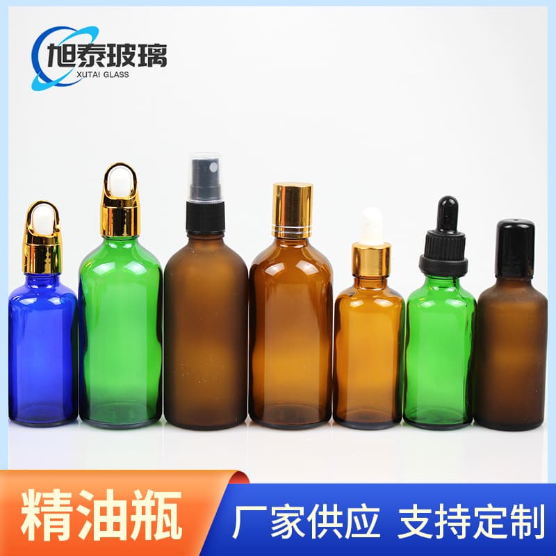 30ml amber essential oil bottles, brown glass rubber dropper bottles, light-protected serum dispensing bottles, cosmetic containers