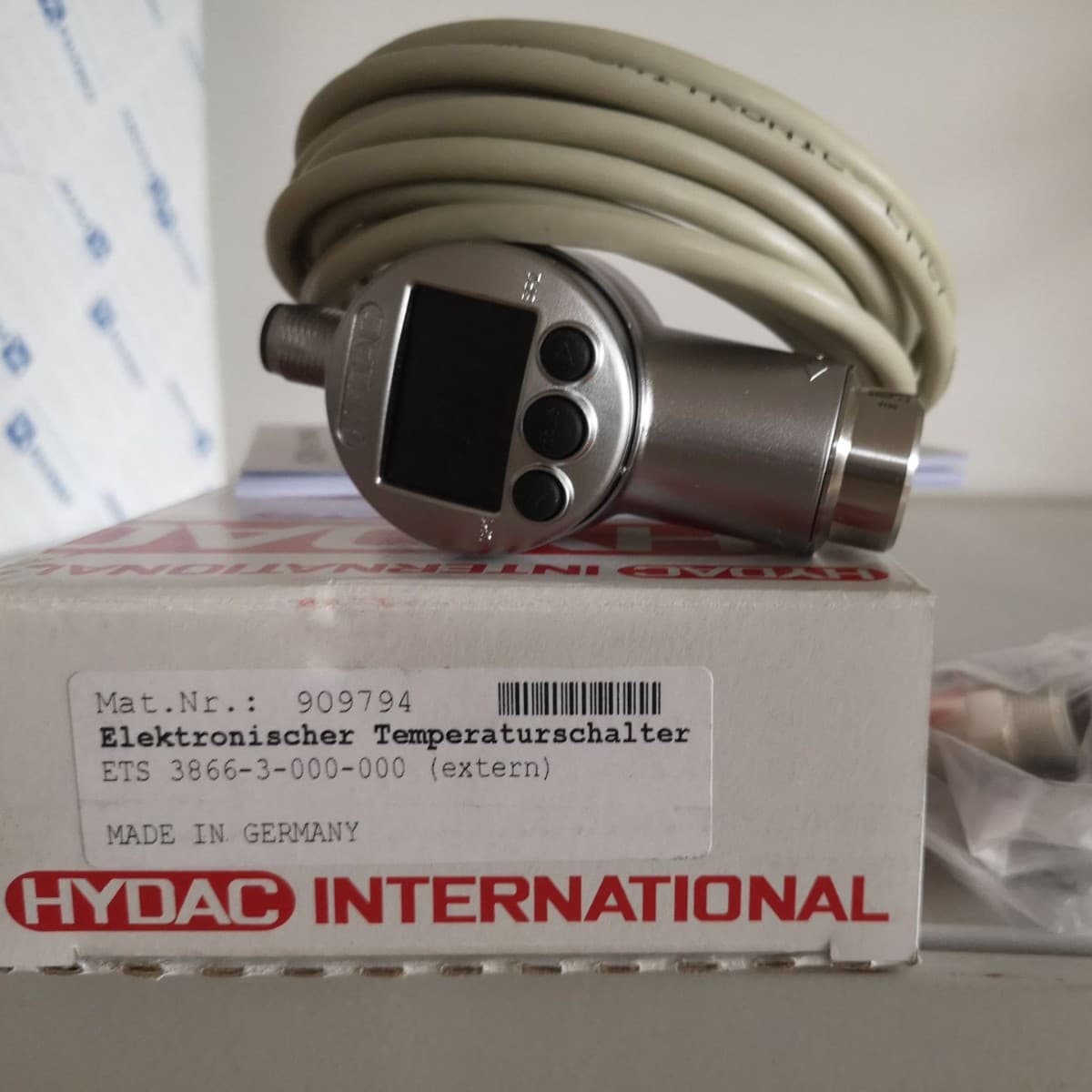 HYDAC Electronic Temperature Relay ETS 3866-3-000-000