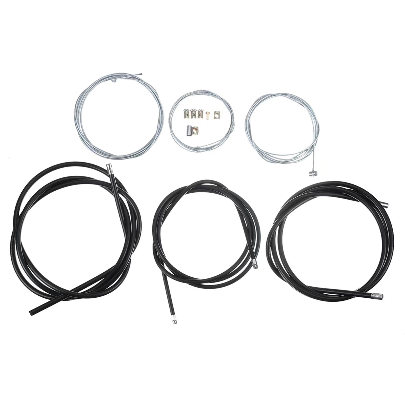 14-Piece Universal Motorcycle Clutch Brake Throttle Cable Kit Repair Set