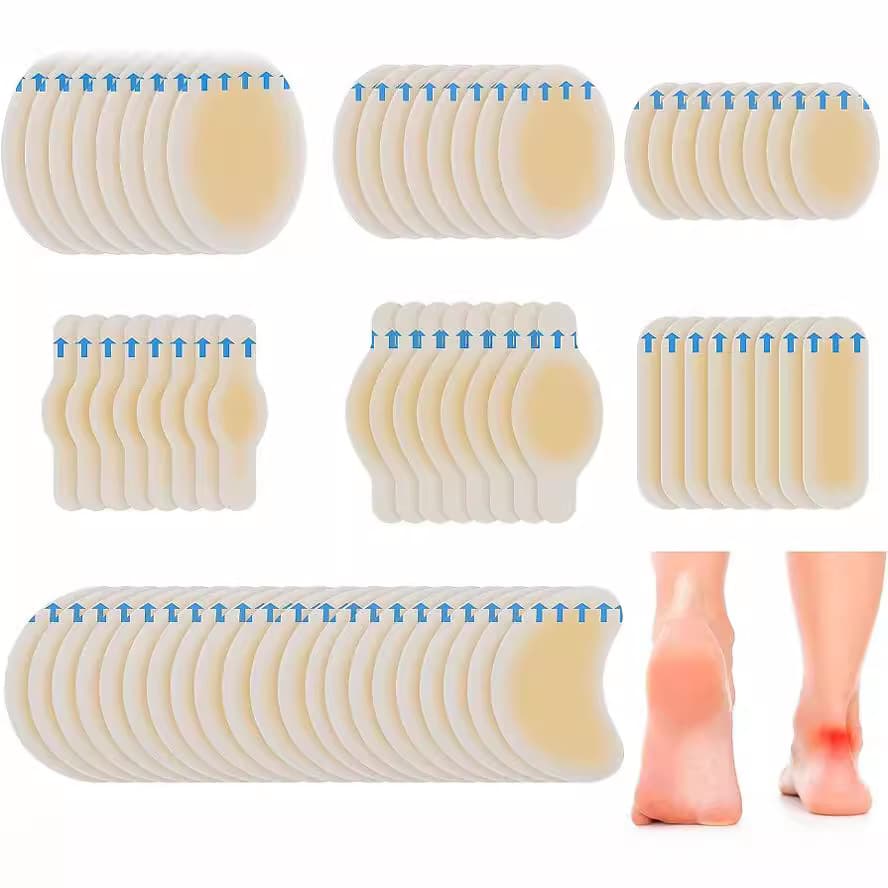 Cross-border Amazon anti-wear heel patch invisible heel patch anti-wear foot blister patch hydrogel patch