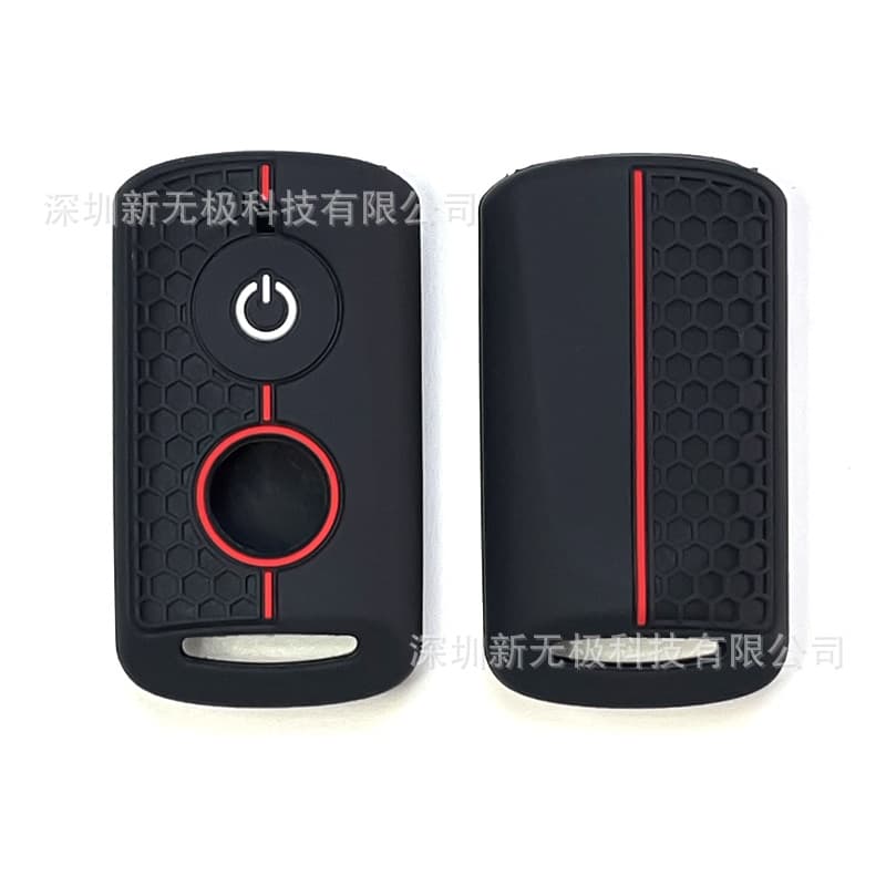 Silicone Key Case for Yamaha nvx155/nmax155/xmax300 Motorcycle Honeycomb Pattern Remote Cover