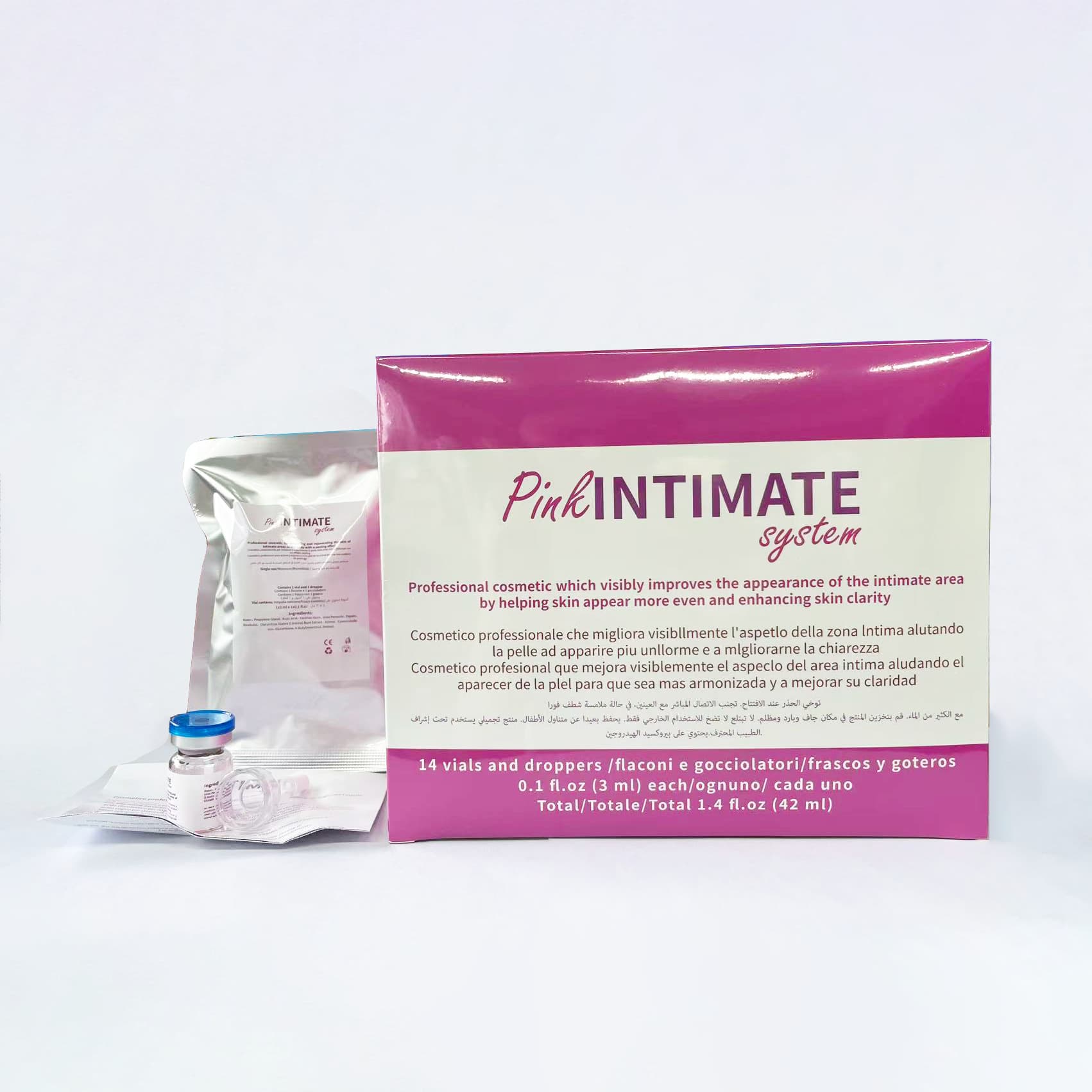 Exclusive cross-border supply of Pink Intimate System pink intimate care set exfoliating and rejuvenating essence