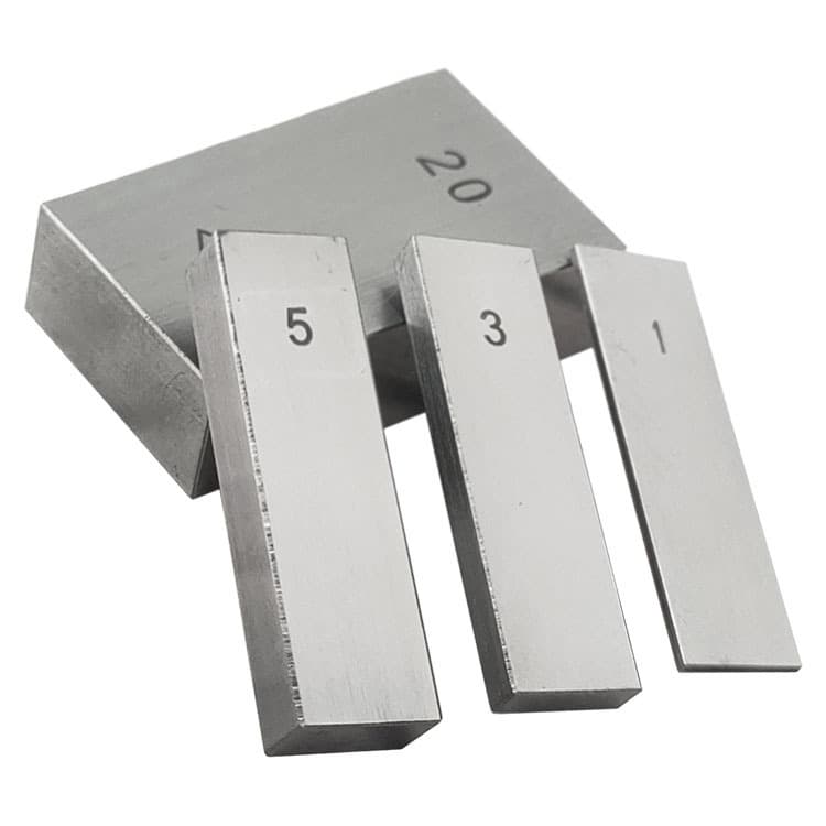 Grade 1 Gauge Block Single Piece Loose Block Plug Gauge Standard Metric Block Grade 1 High Precision Micrometer Calibration Block