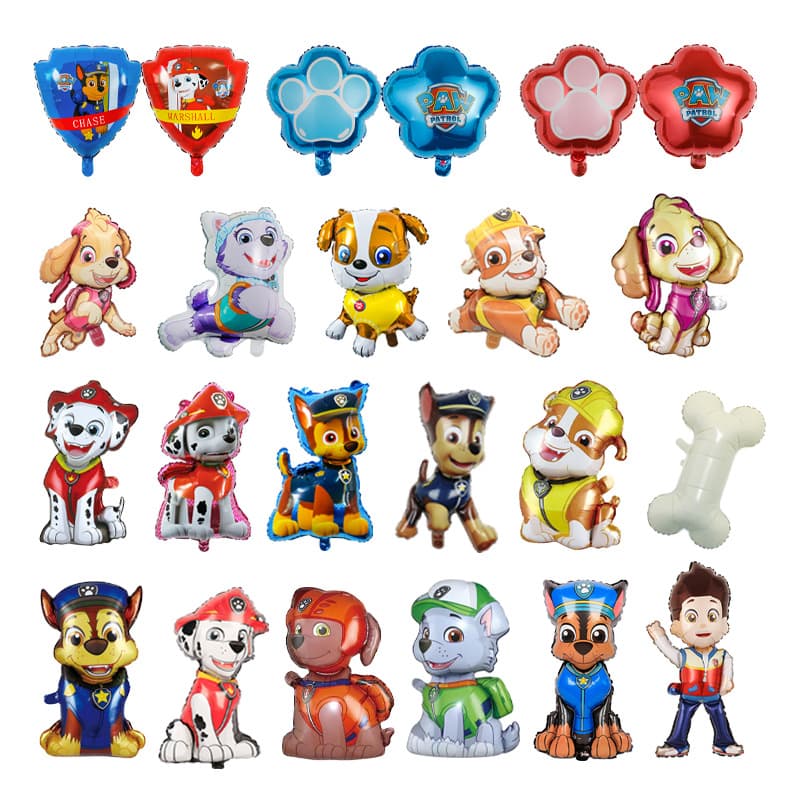 PAW Patrol Chase Marshall Skye Rubble Birthday Decoration Party Balloon Wholesale