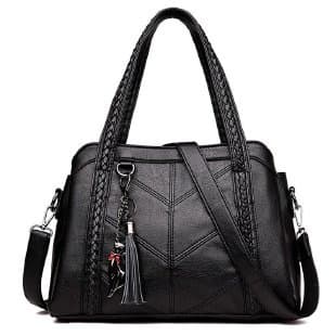 Foreign trade hot-selling women's bag new European and American shoulder cross-body bag large capacity retro mother bag portable soft leather tote bag