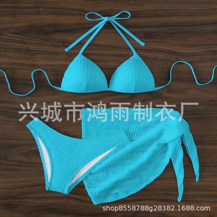 Manufacturer processes and customizes European and American sexy foreign trade women's Bikini swimsuit women's swimsuit bikini one-piece split