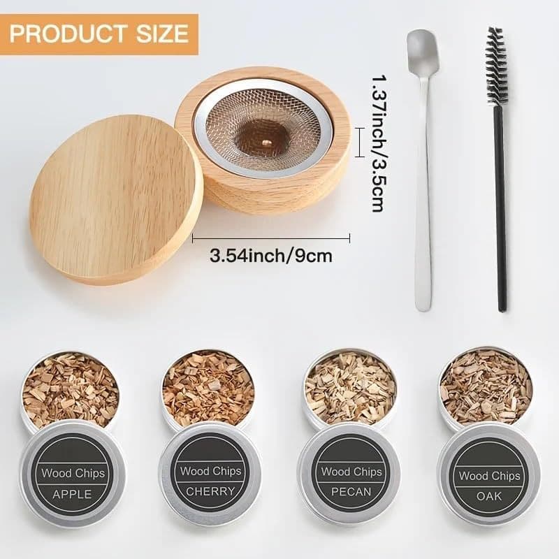 Wholesale Cocktail Smoker Set Whiskey Smoker Filter Wood Chips Torch Bartending Bartender Kit