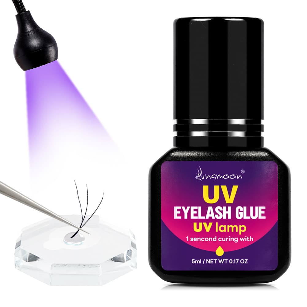 Beautiful eyelash glue UV glue reinforced grafting false eyelash glue super sticky long-lasting glue hypoallergenic grafting artist beautiful eyelash glue