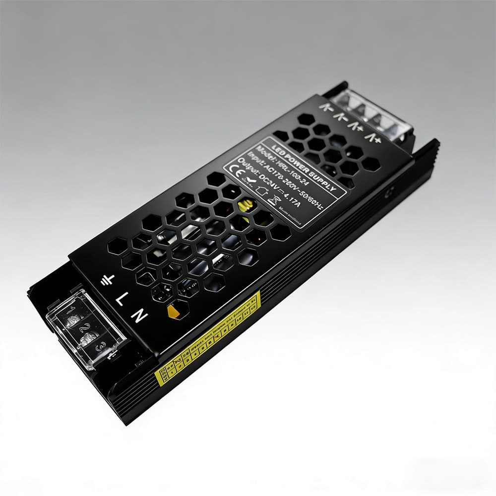 HRL strip power supply cabinet lighting 12V200W ultra-thin strip LED indoor commercial lighting power supply
