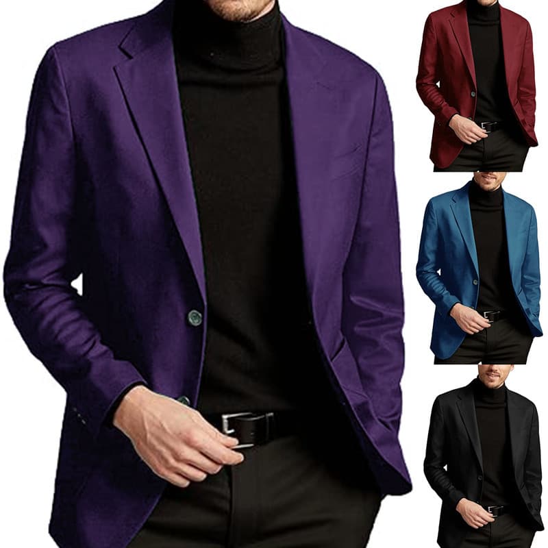 European style, best-selling new 24-piece casual men's suit, Amazon cardigan, plus size coat, Wish independent website, Japanese and Korean formal wear.