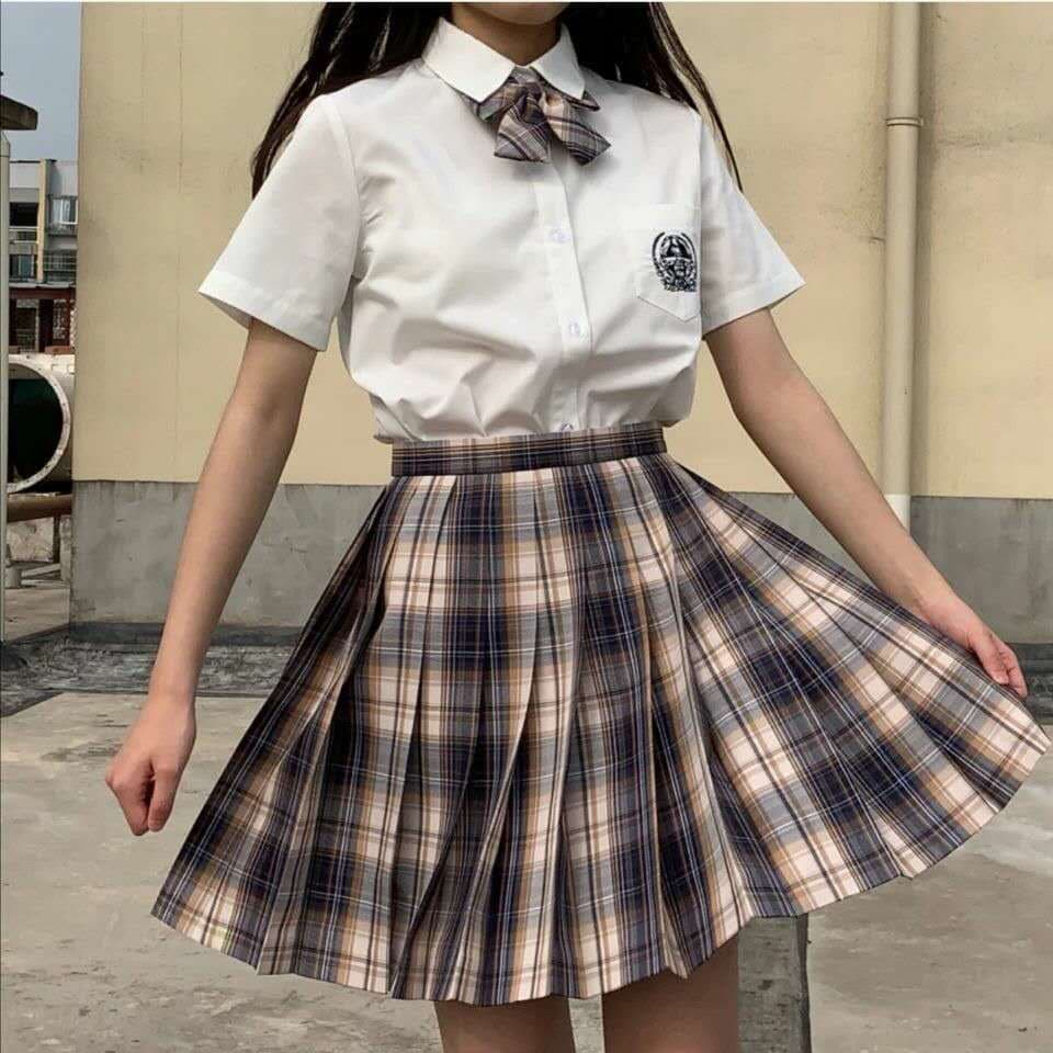 Wholesale Japanese Authentic Standard JK Plaid Skirt Nakabrand Student JK Uniform Set Gentle Slash Sailor Suit Pleated Skirt