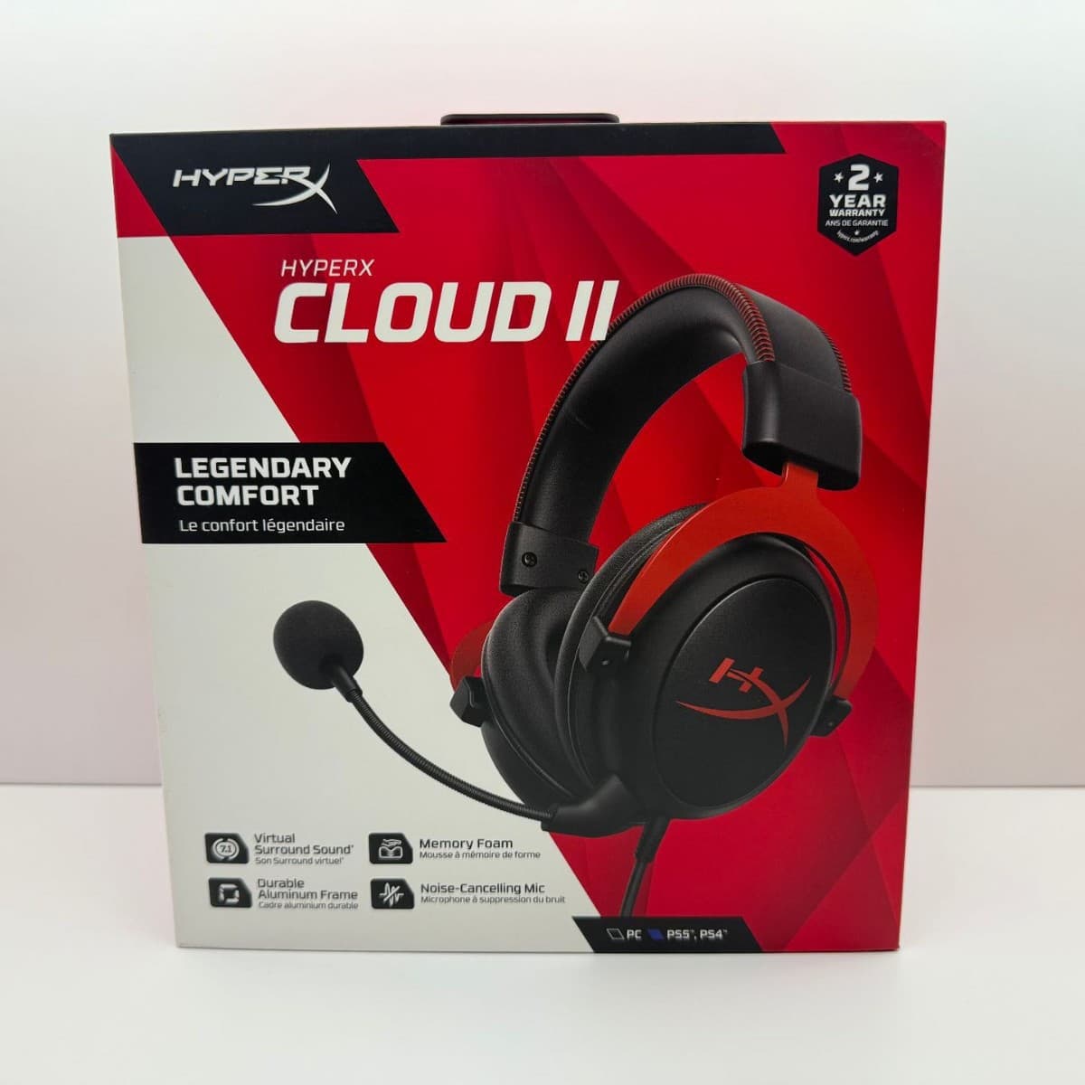 HyperX Cloud II Gaming Headset Over-Ear Headphones with Microphone